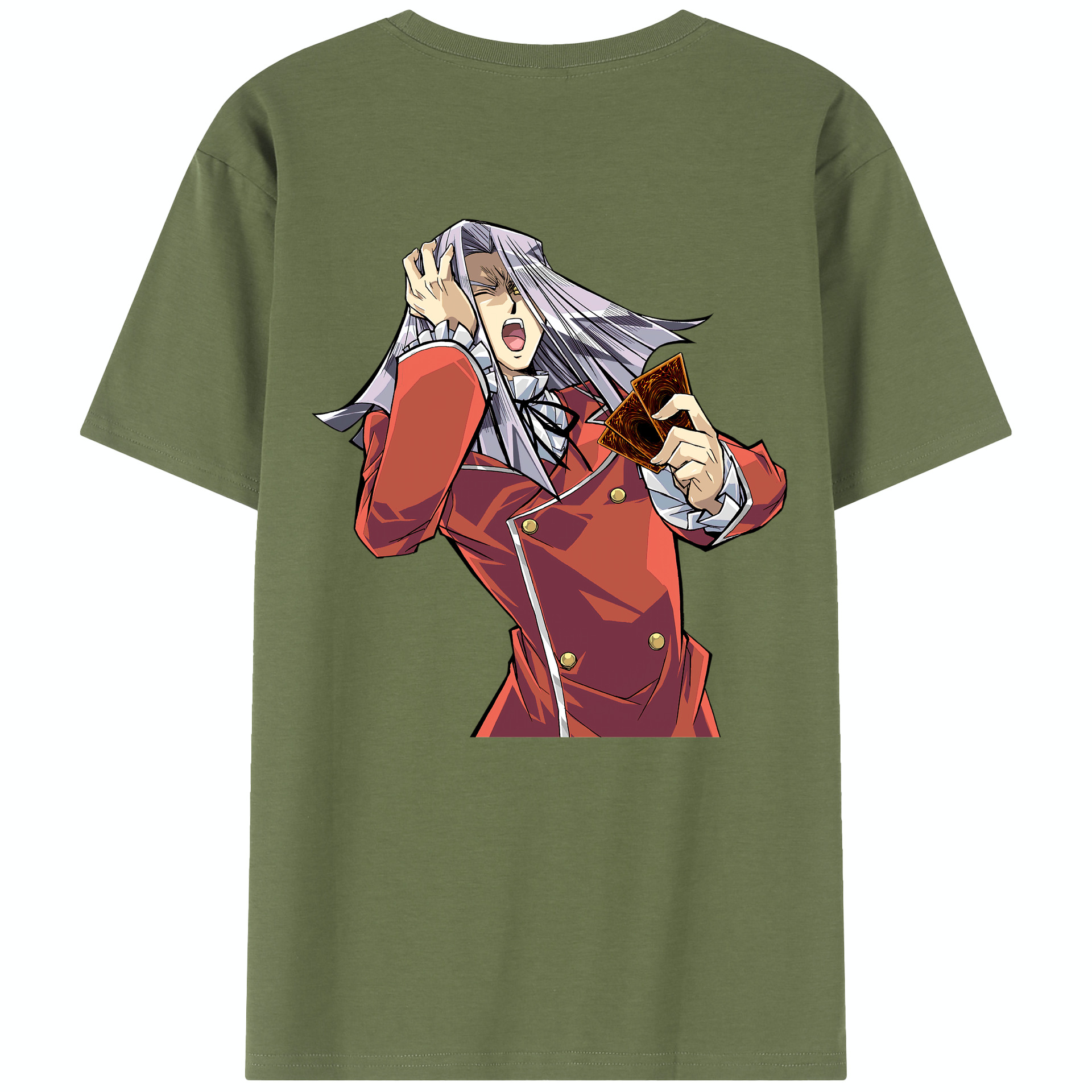 （画像用） 遊☆戯☆王 Yu-Gi-Oh! 綿100％半袖Tシャツ（背面プリント）